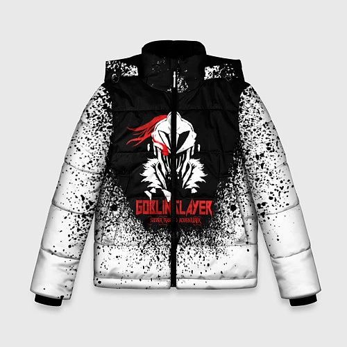 Зимняя куртка для мальчика Убийца Гоблинов / 3D-Черный – фото 1
