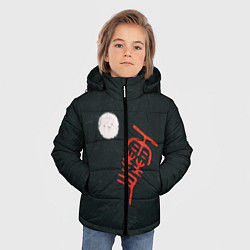 Куртка зимняя для мальчика Бездомный Бог, цвет: 3D-черный — фото 2