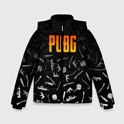 Куртка зимняя для мальчика PUBG Master, цвет: 3D-светло-серый