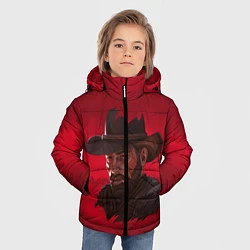 Куртка зимняя для мальчика Red Dead Redemption, цвет: 3D-черный — фото 2