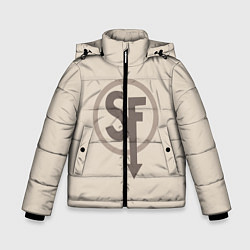 Куртка зимняя для мальчика SANITYS FALL, цвет: 3D-черный