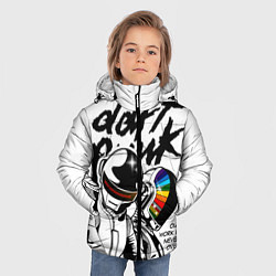 Куртка зимняя для мальчика Daft Punk: Our work is never over, цвет: 3D-светло-серый — фото 2