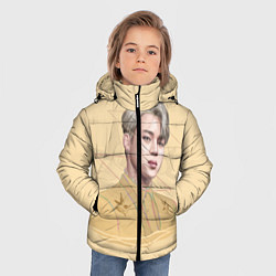Куртка зимняя для мальчика Park Jimin, цвет: 3D-черный — фото 2