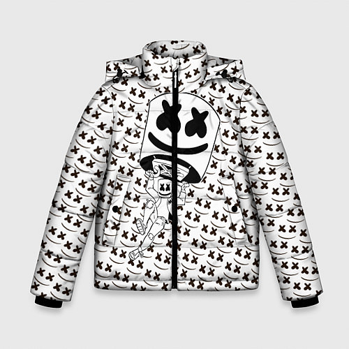 Зимняя куртка для мальчика Marshmello King / 3D-Черный – фото 1