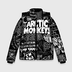 Куртка зимняя для мальчика Arctic Monkeys: I'm in a Vest, цвет: 3D-светло-серый