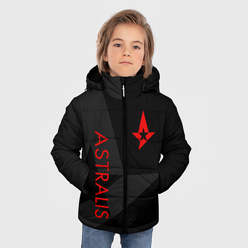Зимняя куртка для мальчика Astralis: Dark Style / 3D-Красный – фото 3