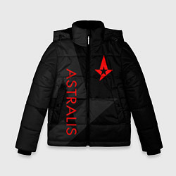 Куртка зимняя для мальчика Astralis: Dark Style, цвет: 3D-черный