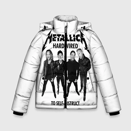 Зимняя куртка для мальчика Metallica: Hardwired / 3D-Черный – фото 1