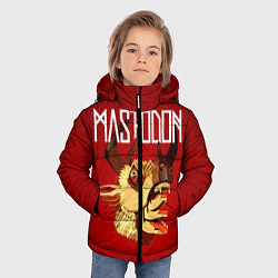 Куртка зимняя для мальчика Mastodon: Leviathan, цвет: 3D-красный — фото 2