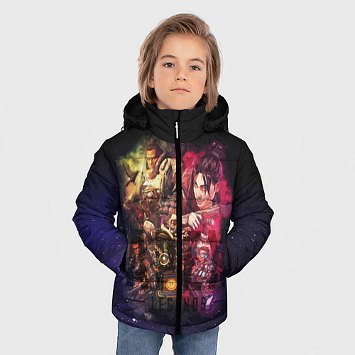 Зимняя куртка для мальчика Apex Legends: Stories / 3D-Красный – фото 3