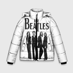 Куртка зимняя для мальчика The Beatles: White Side, цвет: 3D-красный