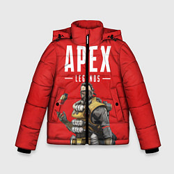 Куртка зимняя для мальчика Apex Legends: Red Caustic, цвет: 3D-светло-серый