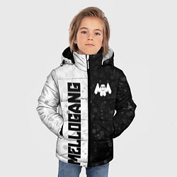 Куртка зимняя для мальчика Mellogang, цвет: 3D-черный — фото 2