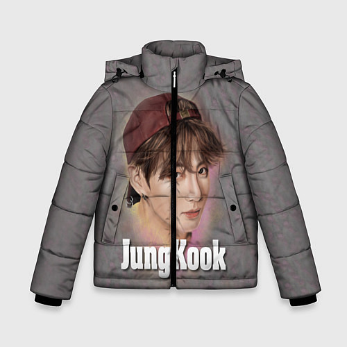 Зимняя куртка для мальчика BTS JungKook / 3D-Черный – фото 1
