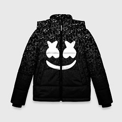 Куртка зимняя для мальчика Marshmello Black, цвет: 3D-черный