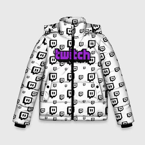 Зимняя куртка для мальчика Twitch Online / 3D-Черный – фото 1