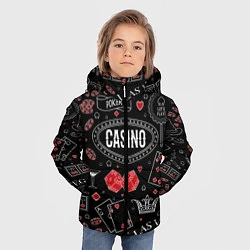Куртка зимняя для мальчика Casino, цвет: 3D-светло-серый — фото 2