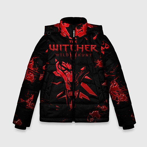 Зимняя куртка для мальчика The Witcher 3: Wild Hunt / 3D-Черный – фото 1