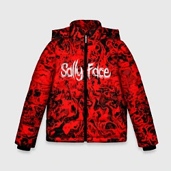 Куртка зимняя для мальчика Sally Face: Red Bloody, цвет: 3D-черный