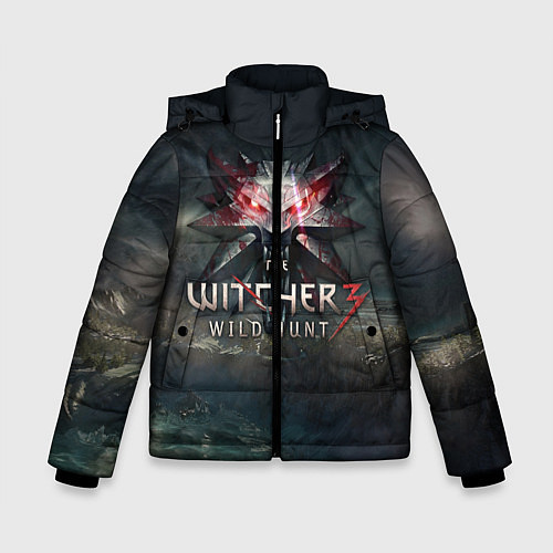 Зимняя куртка для мальчика The Witcher 3: Wild Hunt / 3D-Черный – фото 1