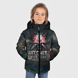Куртка зимняя для мальчика The Witcher 3: Wild Hunt, цвет: 3D-черный — фото 2