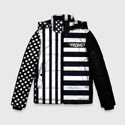 Куртка зимняя для мальчика The Prodigy style, цвет: 3D-черный