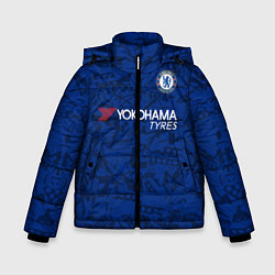 Куртка зимняя для мальчика Chelsea home 19-20, цвет: 3D-черный