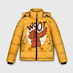 Куртка зимняя для мальчика Woot Dab, цвет: 3D-черный