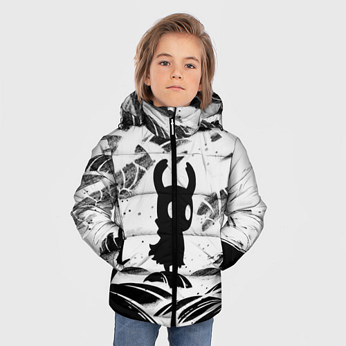Зимняя куртка для мальчика Hollow Knight / 3D-Красный – фото 3