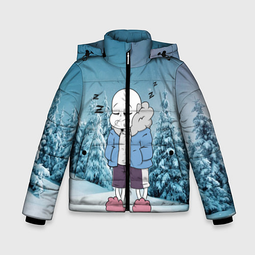Зимняя куртка для мальчика Sans Winter / 3D-Черный – фото 1