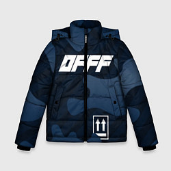 Куртка зимняя для мальчика Off-White, цвет: 3D-черный