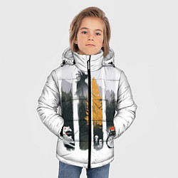 Куртка зимняя для мальчика Хранители Леса, цвет: 3D-светло-серый — фото 2