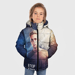 Куртка зимняя для мальчика Егор Крид: Слеза, цвет: 3D-черный — фото 2