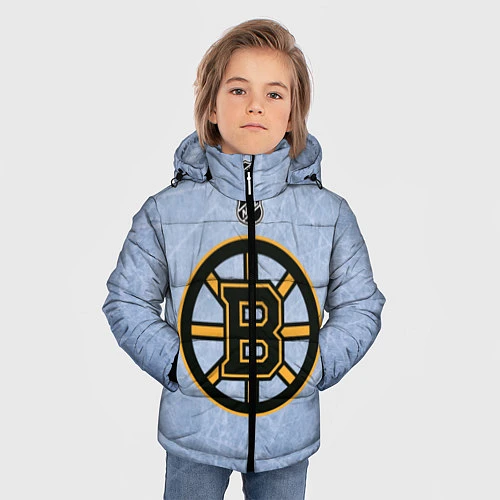 Зимняя куртка для мальчика Boston Bruins: Hot Ice / 3D-Красный – фото 3