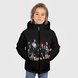Куртка зимняя для мальчика Король и шут, цвет: 3D-светло-серый — фото 2