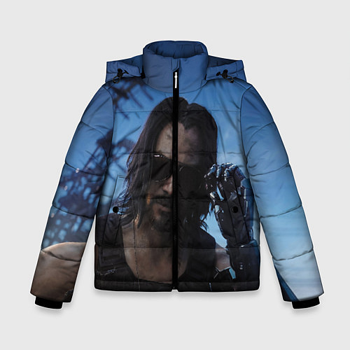Зимняя куртка для мальчика Киану Ривз / 3D-Черный – фото 1