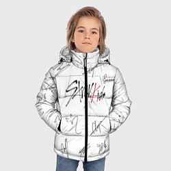 Куртка зимняя для мальчика STRAY KIDS АВТОГРАФЫ, цвет: 3D-красный — фото 2
