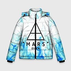 Куртка зимняя для мальчика 30 SECONDS TO MARS, цвет: 3D-черный