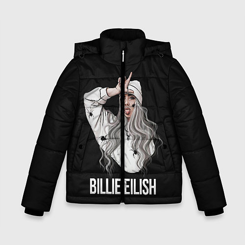 Зимняя куртка для мальчика BILLIE EILISH / 3D-Черный – фото 1