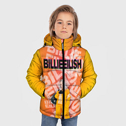 Куртка зимняя для мальчика Billie Eilish: Yellow Mood, цвет: 3D-черный — фото 2