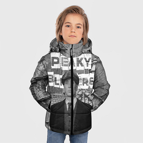 Зимняя куртка для мальчика Peaky Blinders / 3D-Красный – фото 3
