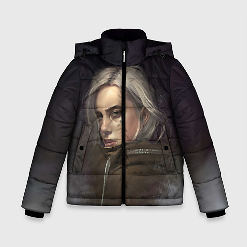Зимняя куртка для мальчика Billie Eilish / 3D-Черный – фото 1