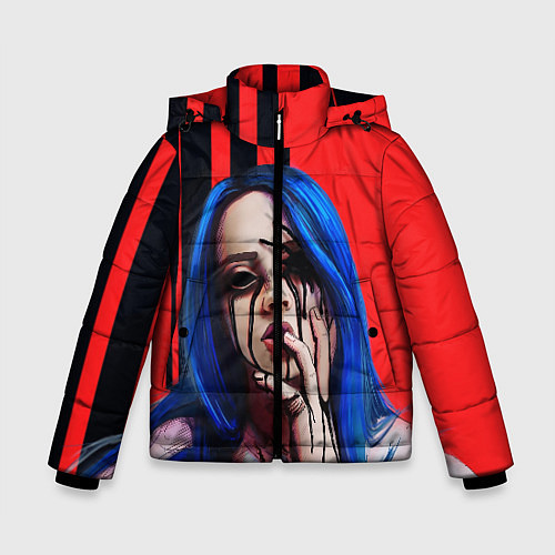 Зимняя куртка для мальчика Billie Eilish: Demon / 3D-Черный – фото 1