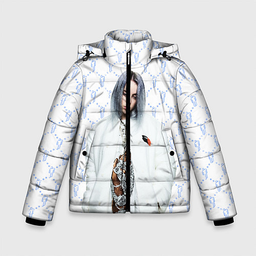 Зимняя куртка для мальчика BILLIE EILISH: White Fashion / 3D-Черный – фото 1