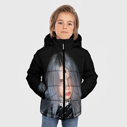 Куртка зимняя для мальчика BILLIE EILISH с Пауком, цвет: 3D-черный — фото 2