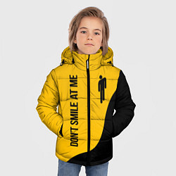 Куртка зимняя для мальчика BILLIE EILISH: Don't Smile, цвет: 3D-черный — фото 2