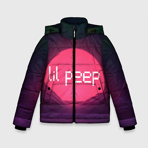 Зимняя куртка для мальчика Lil peepLogo / 3D-Черный – фото 1