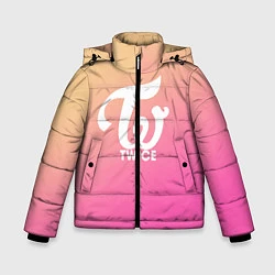 Куртка зимняя для мальчика TWICE, цвет: 3D-светло-серый