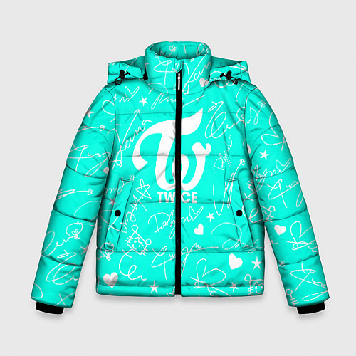Зимняя куртка для мальчика TWICE АВТОГРАФЫ / 3D-Черный – фото 1