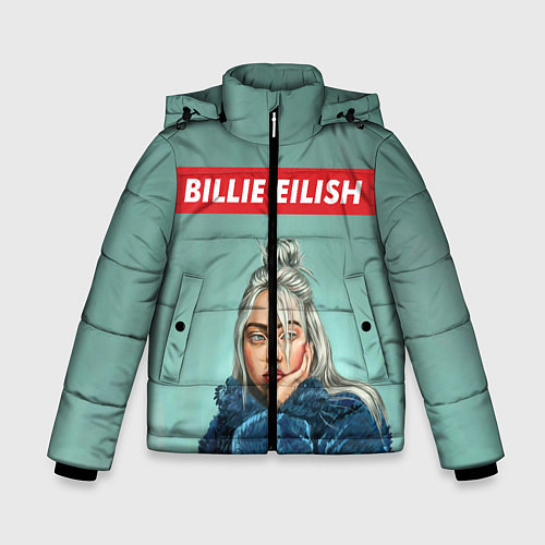 Зимняя куртка для мальчика Billie Eilish / 3D-Черный – фото 1